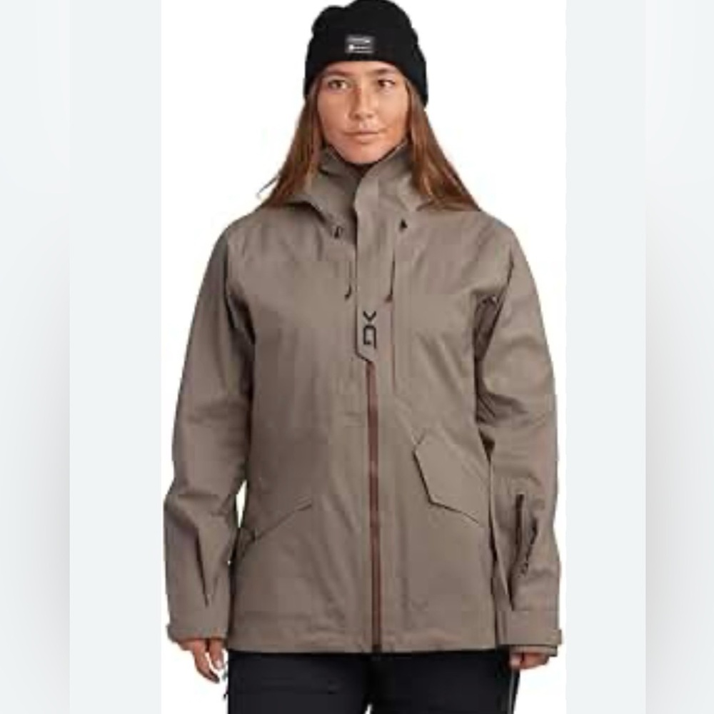 Dakine Sender Stretch 3L Women's Jacket - Earth Gray NWT Sz Lg Ret $495